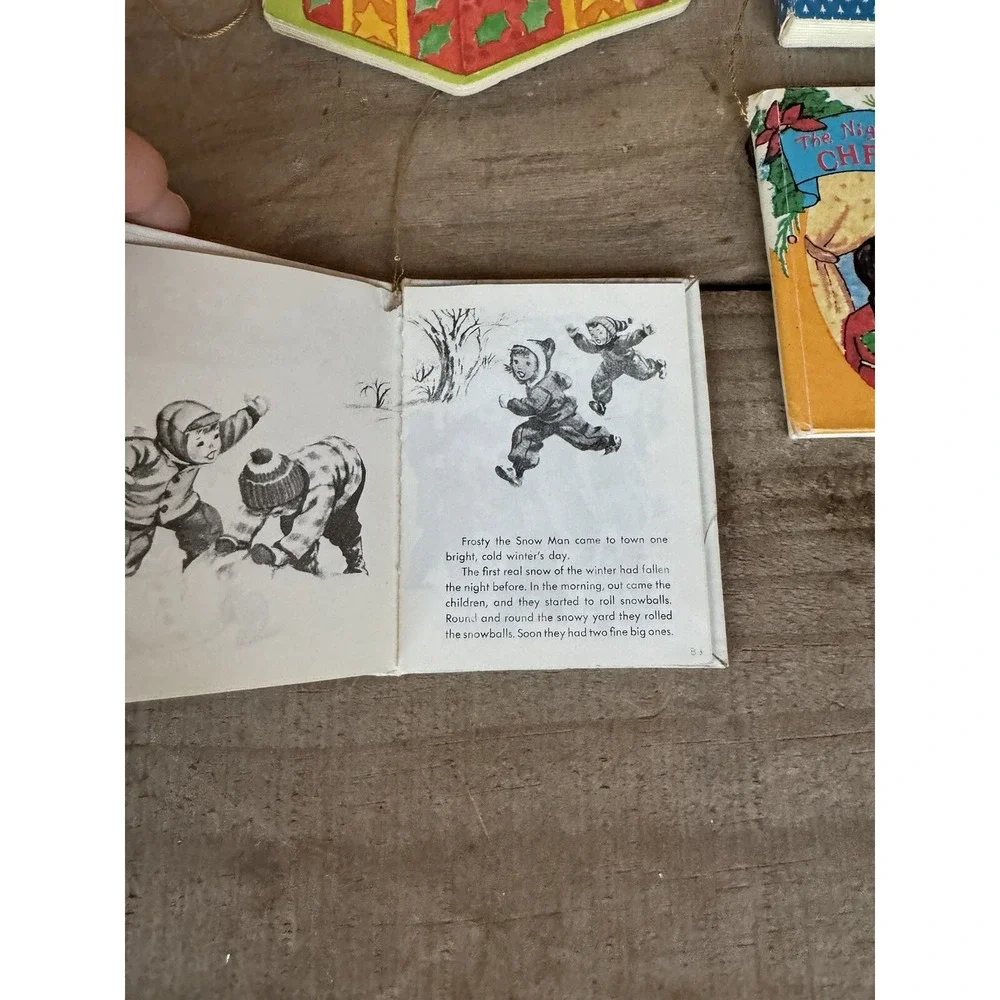 Vintage Children's Christmas‎ Books Christmas Tree Ornaments
